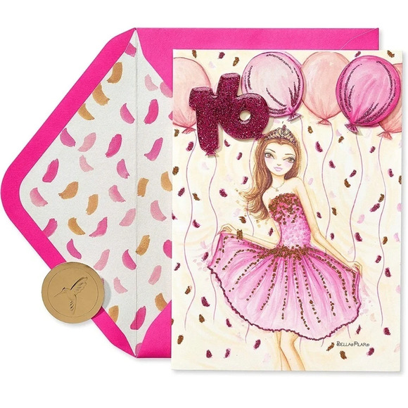 PAPYRUS 16th Birthday Card by Bella Pilar (Bright & Wonderful Young Woman) - Picture 5 of 9